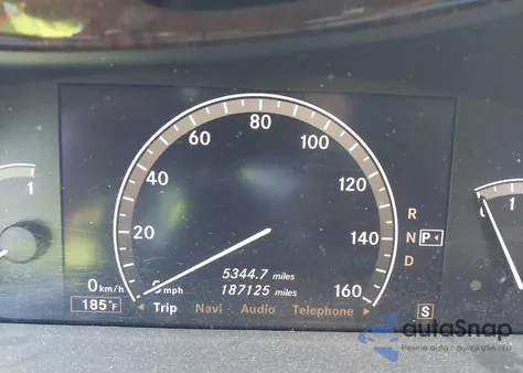 2007 Mercedes-Benz S 550 z USA, uszkodzony, nr VIN WDDNG71X17A081039